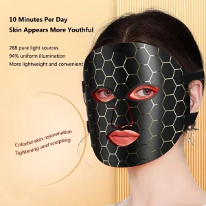 LED Face Mask Red Light Therapy 7 Color Photon Facial Skin Care Beauty Device