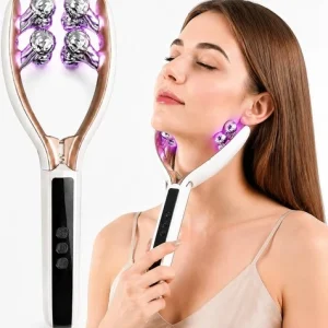 Face Massager Tool Microcurrent Device: Facial Sculpting Lymphatic Drainage M...