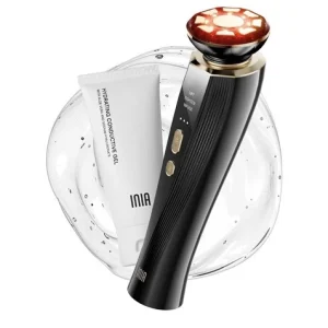 INIA Flare Skin Rejuvenation Beauty Microcurrent Facial Device IN-BD001 - Black