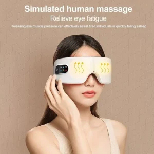 Smart Eye Massager Heat Vibration Bluetooth Rechargeable Relaxation Mask
