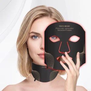 7 Color LED Photon Facial Mask Silicone Light Therapy Skin Rejuvenation Device