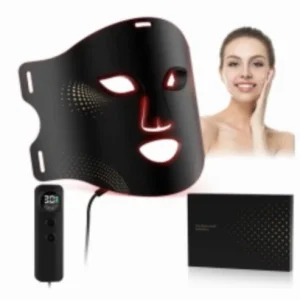 LED Face Mask Light Therapy 7-Color Rejuvenation Photon Facial Mask, With Remote